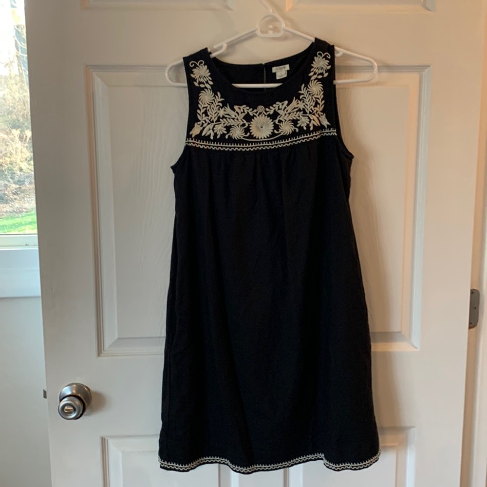J. Crew factory summer dress made from linen and cotton. Worn once or twice